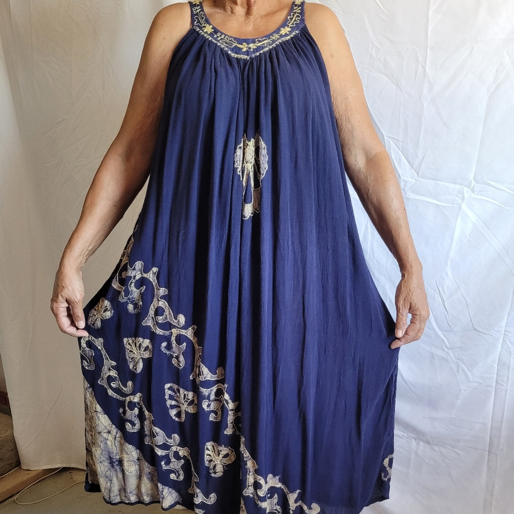 Mamta Navy Blue Summer Dress